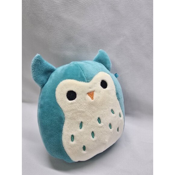 Squishmallows 5” Inch Turquoise Winston The Owl - Picture 4 of 4